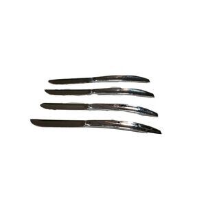 4 Steak Knives Carvel Hall USA 440 Stainless Steel 8 3/4" USA Lot Set Vintage